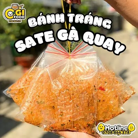 Hình ảnh Bánh Tráng Sate Gà Quay