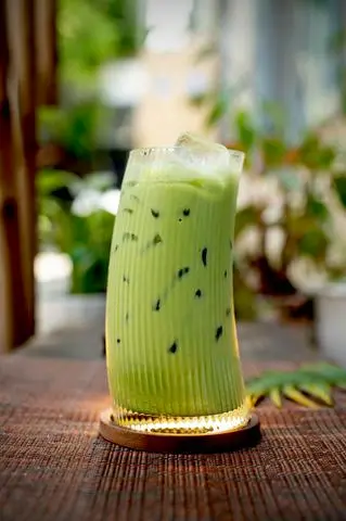 Hình ảnh Cold whisked matcha (OATMILK) ( Vị béo tăng)