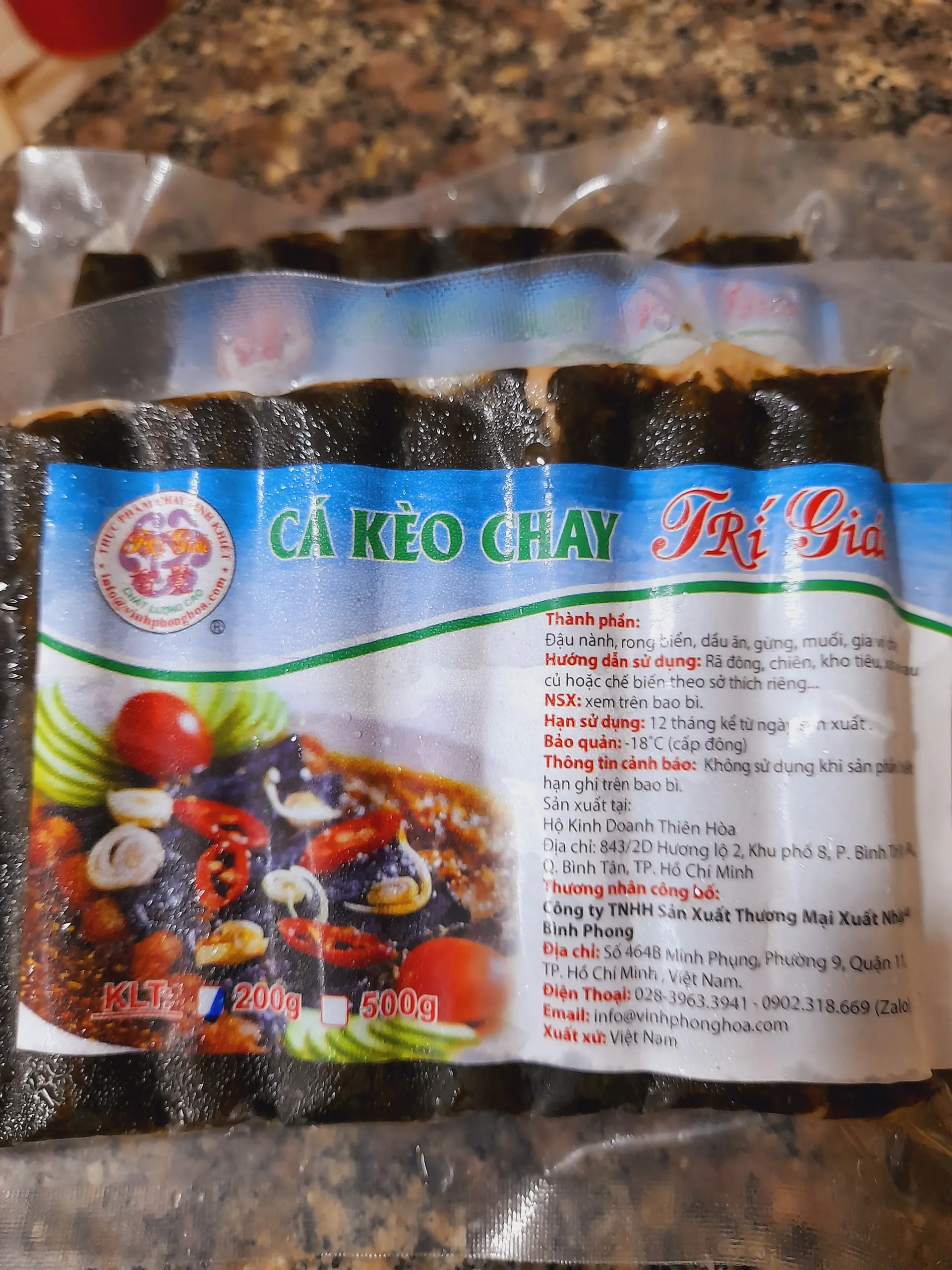 Hình ảnh Cá kèo chay TRÍ GIÁC 200g