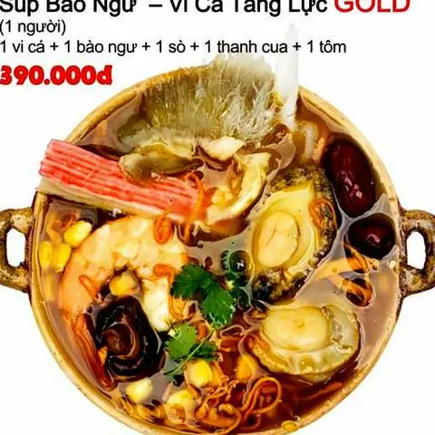 Hình ảnh Súp bào ngư - vi cá tăng lực Good