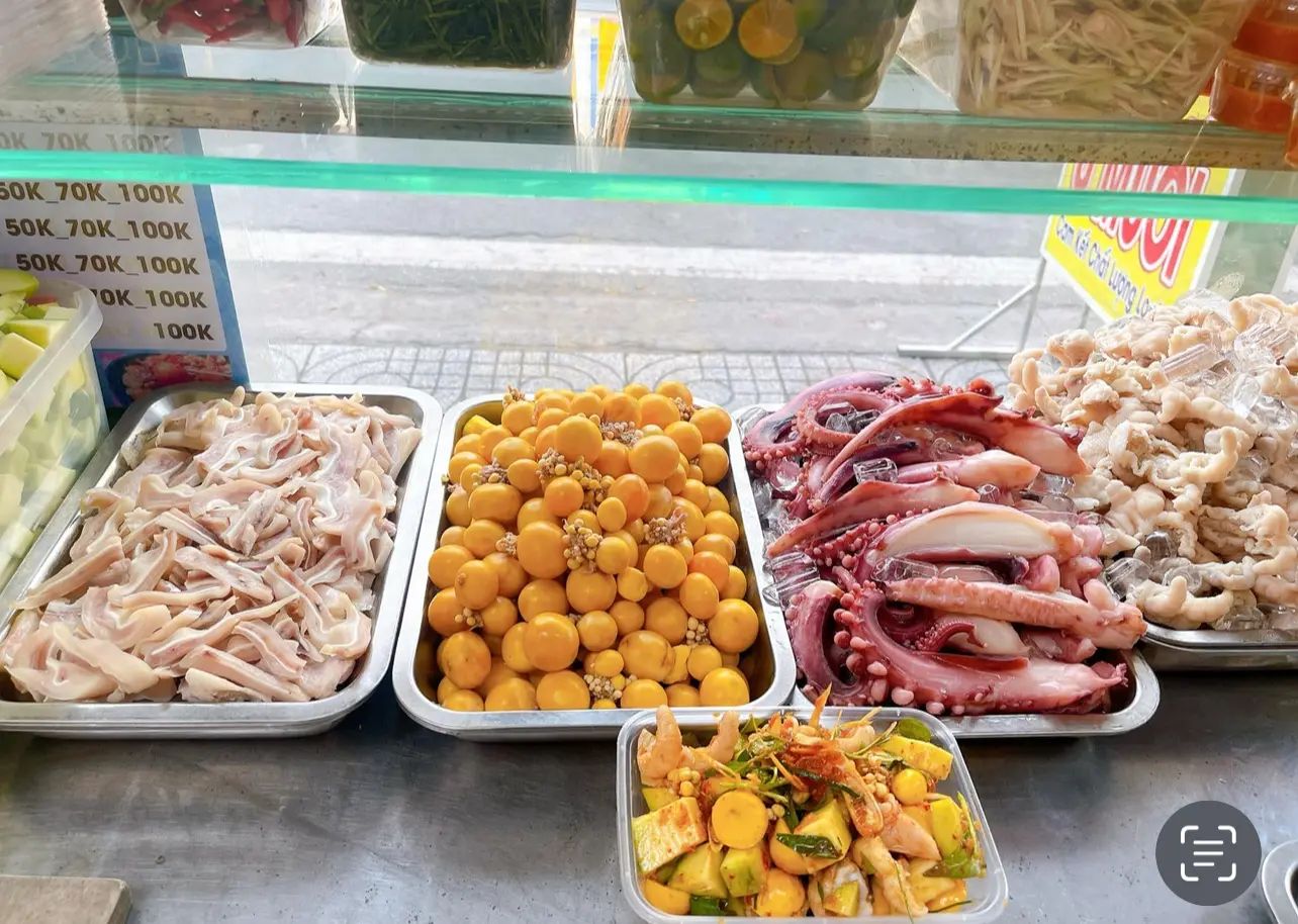 Hình ảnh CHÂN GÀ MIX BẠCH TUỘC