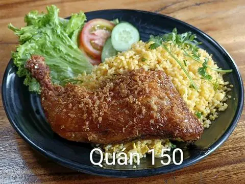 Hình ảnh Cơm gà góc tư chiên giòn 