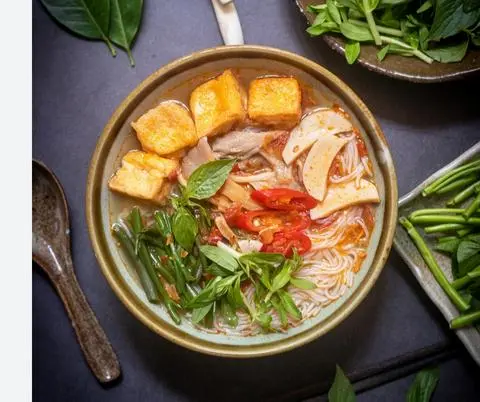 Hình ảnh bún thái 
