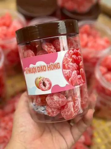 Hình ảnh Xí Muội Hồng Đào 500g
