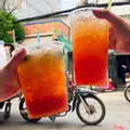 Hình ảnh Hồng trà đào mật ong trân châu size 1 lit