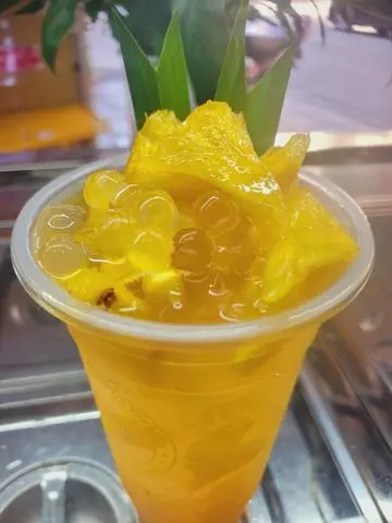 Hình ảnh trà thơm mật tươi 