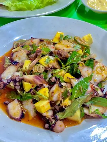 Hình ảnh râu bạch tuột sốt thái ( nhỏ )