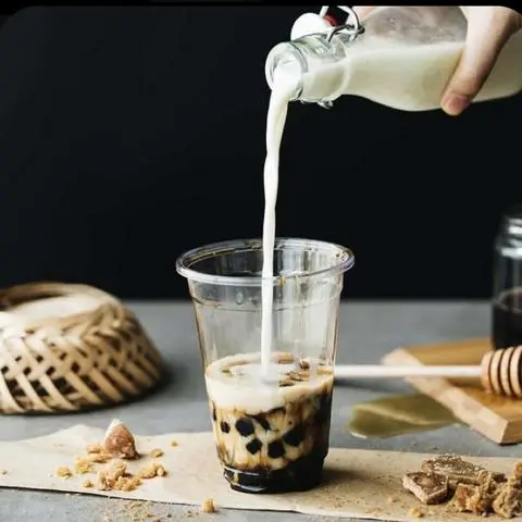 Hình ảnh Sữa tươi trân châu đường đen 