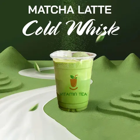 Hình ảnh Cold Whisk Matcha Latte