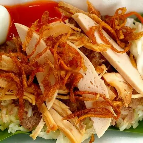 Hình ảnh Xôi chay -  chả lụa chay