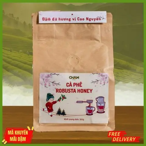 Hình ảnh Cà Phê Robusta Honey (300gr)