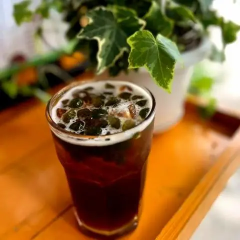 Hình ảnh Hồng trà trân châu olong giòn