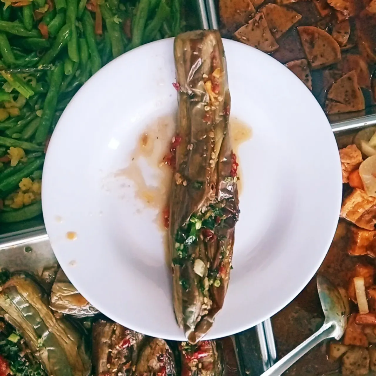 Hình ảnh Cà Tím Mỡ Hành