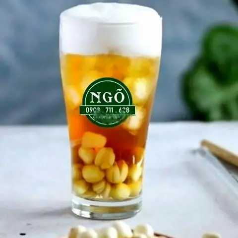 Hình ảnh Trà sen vàng macchiato size L