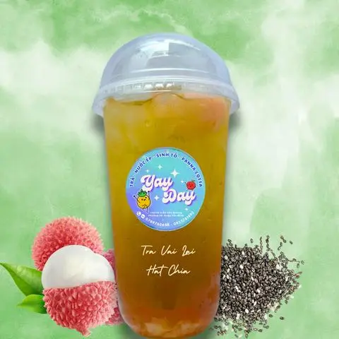 Hình ảnh Trà Vải Lài Hạt Chia