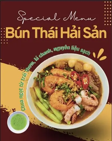 Hình ảnh Bún Thái Chua Cay Tô Đặc Biệt