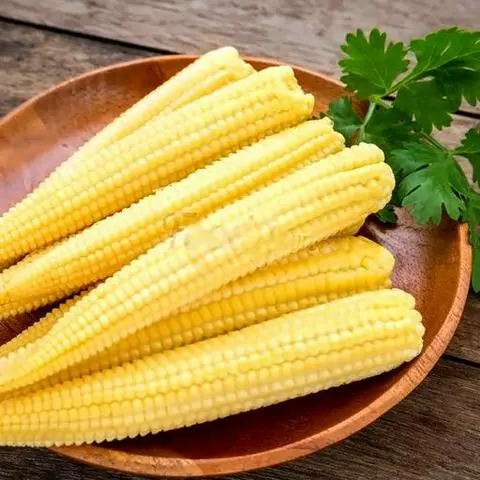 Hình ảnh Bắp non chiên  - 玉米筍