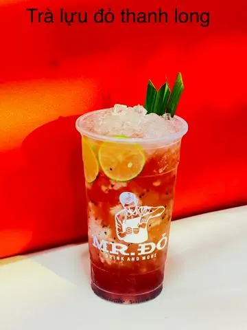 Hình ảnh Trà lựu đỏ thanh long