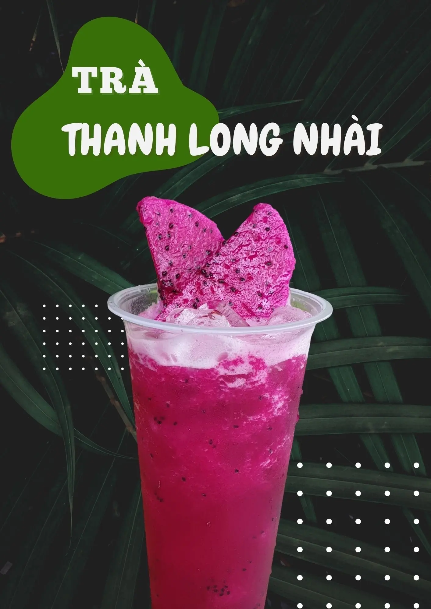 Hình ảnh trà thanh long nhài