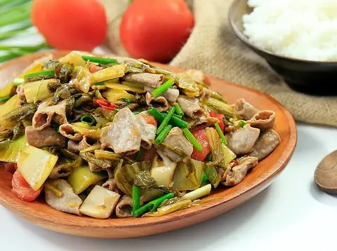 Hình ảnh Phèo non xào cải chua (chưa bao gồm cơm)