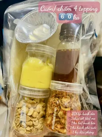 Hình ảnh Zip chấm Me/ tắc (4 topping)