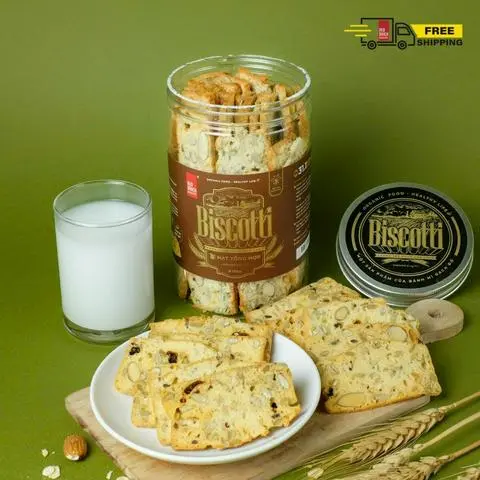 Hình ảnh Biscotti Hạt Tổng Hợp