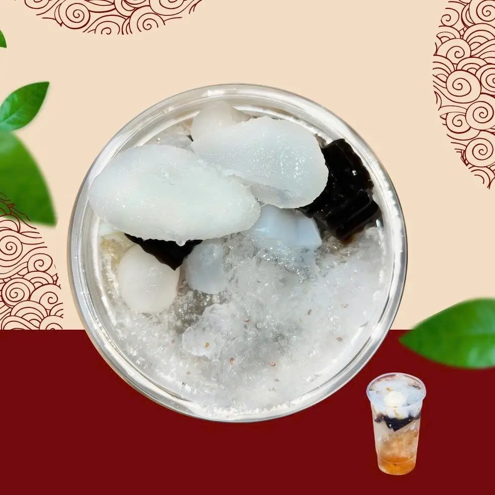 Hình ảnh Mủ Trôm Hạt Chia Full Topping Ít Ngọt ( Bầu không dùng được )