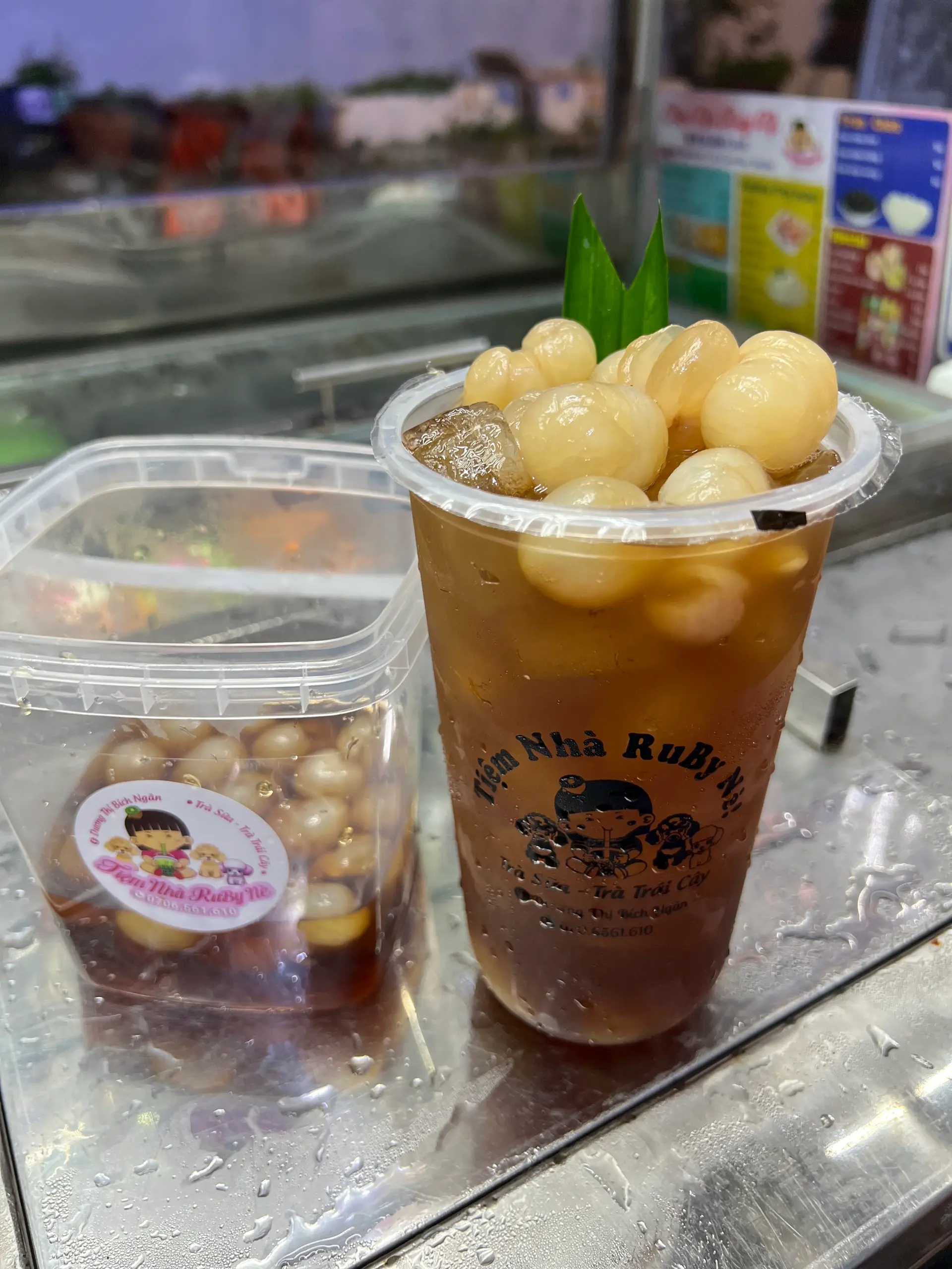 Hình ảnh hồng trà nhãn