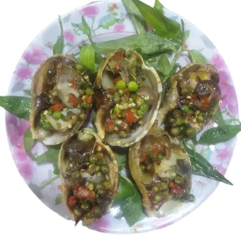 Hình ảnh Ốc Khế Nướng Tiêu Xanh 