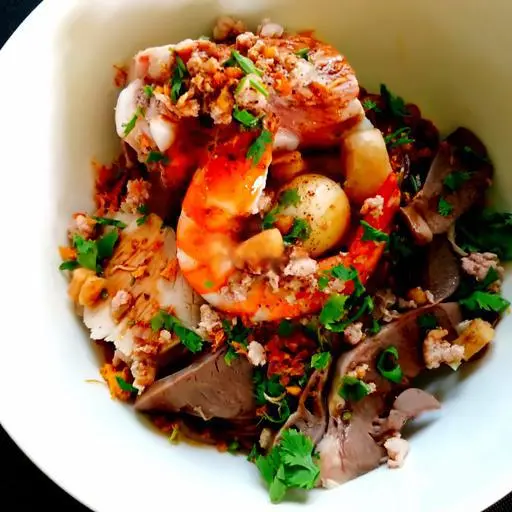 Hình ảnh Hủ Tiếu Nam Vang Khô Đặc Biệt