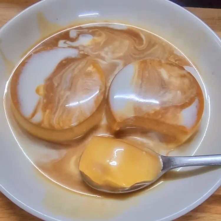 Hình ảnh 5 phần bánh flan cafe cốt dừa siêu ngon (tặng 01 sữa chua siêu dẻo siêu ngon)