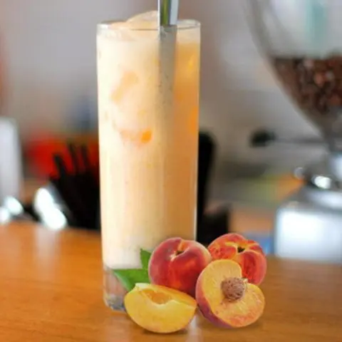 Hình ảnh Trà đào sữa 
