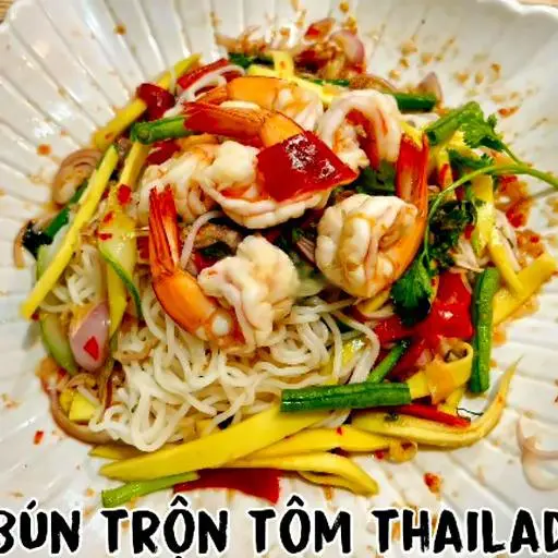 Hình ảnh Bún trộn tôm thailand