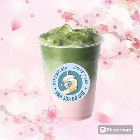 Hình ảnh Hoa anh đào mix matcha 