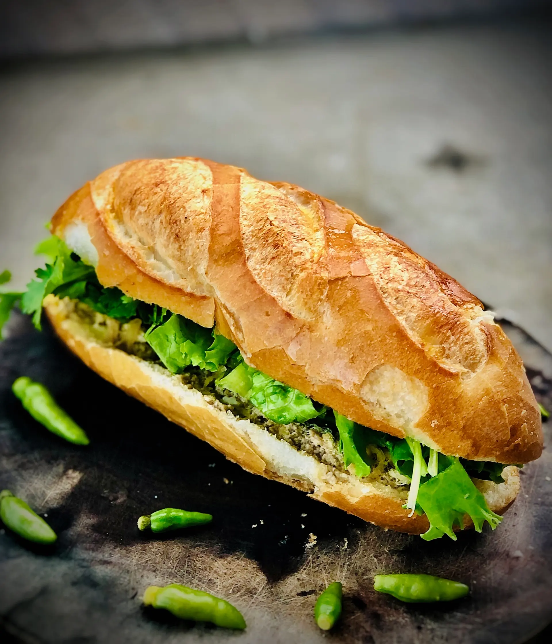 Hình ảnh Bánh Mì Pate + Chà Bông + Trứng Cút Ngon Xĩu 