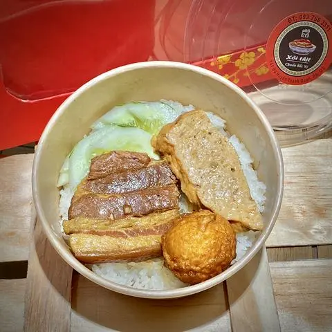 Hình ảnh Xôi thịt - chả - trứng
