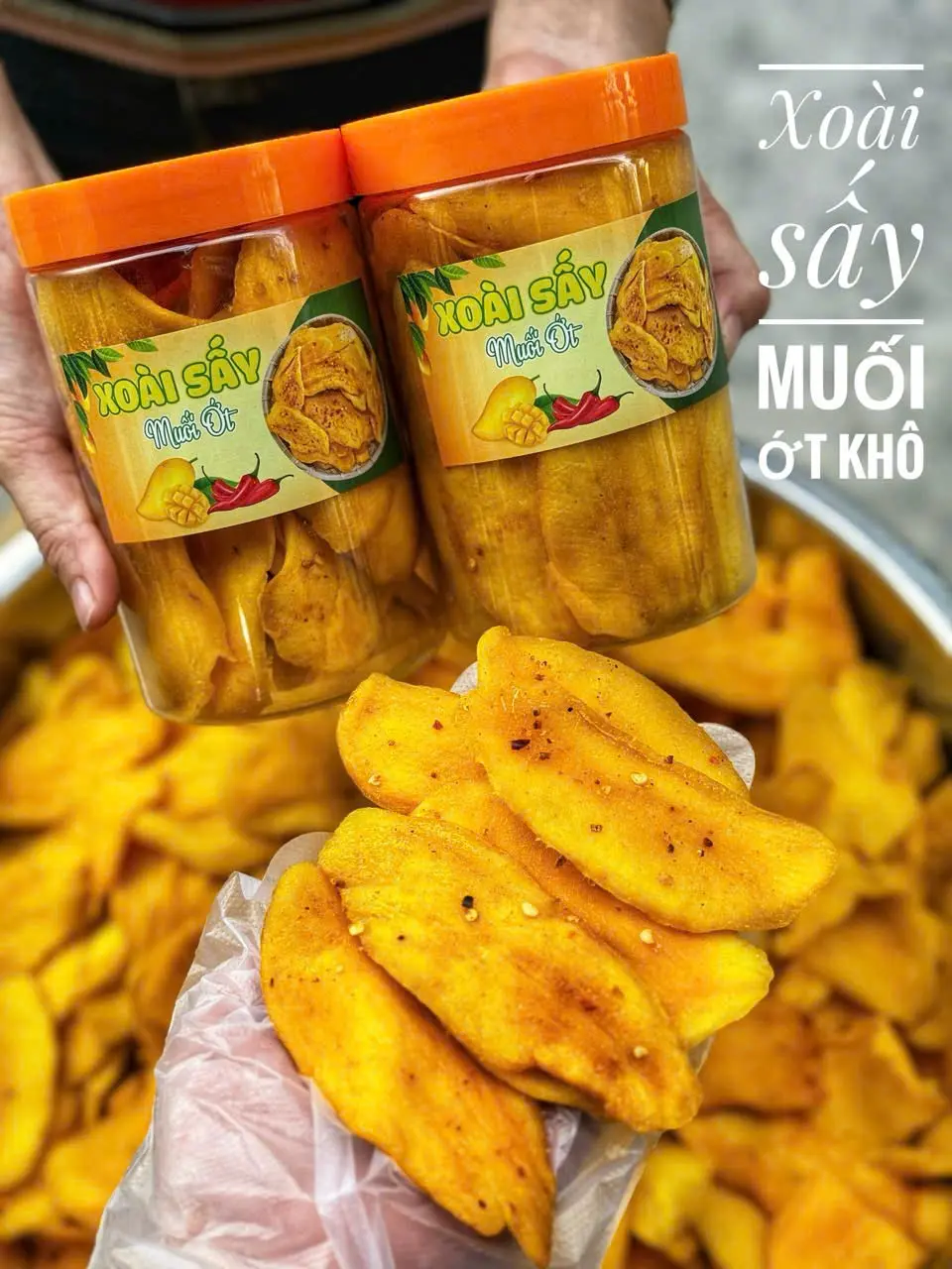 Hình ảnh Xoài Sấy Dẻo Muối Ớt Khô 500g