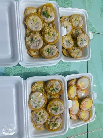 Hình ảnh Bánh khọt thịt mix nước cốt dừa 
