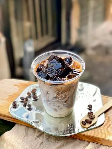 Hình ảnh Cà phê sữa tươi sương sáo