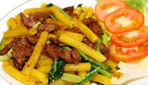 Hình ảnh NUI XÀO TỎI + BÒ PHI LÊ + CẢI NGỌT XÀO TỎI