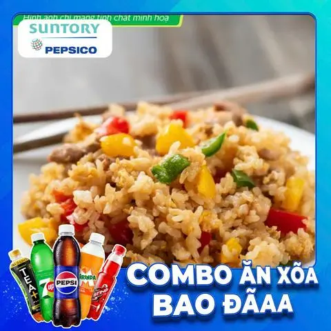 Hình ảnh Combo Cơm Chiên Dương Châu + Nước Ngọt SPVB