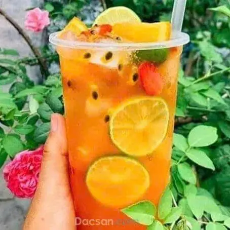 Hình ảnh trà trái cây nhiệt đới 