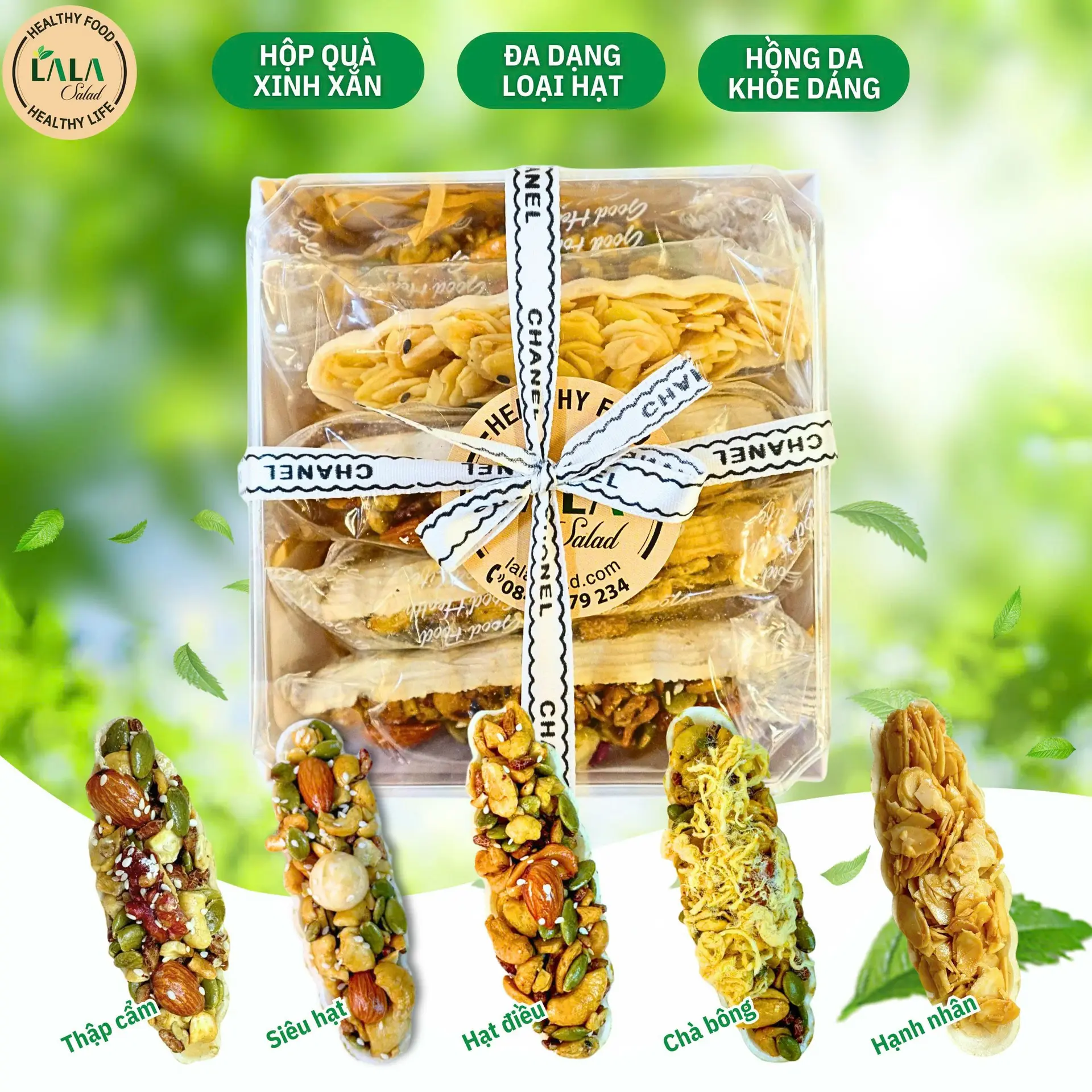 Hình ảnh M-Snack - Mix Bánh Thuyền Siêu Hạt
