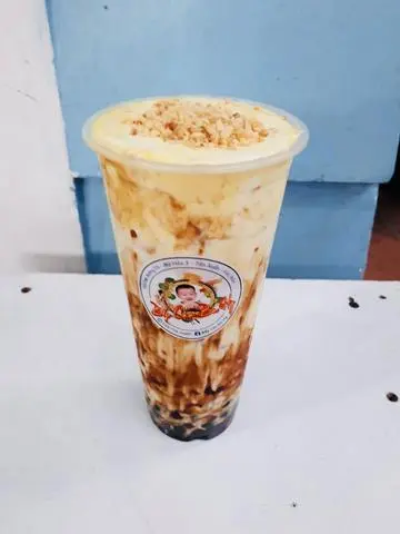 Hình ảnh Sữa Tươi Trân Châu Đường Đen Kem Trứng Dừa Nướng
