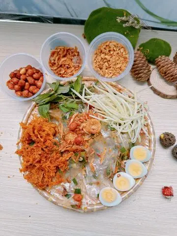 Hình ảnh Bánh Tráng Dẻo Mỡ Hành Khô Bò ( trộn sẵn )