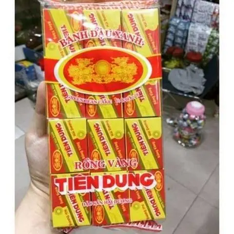 Hình ảnh Bánh đậu xanh rồng vàng Tiên Dung (bịch lớn)