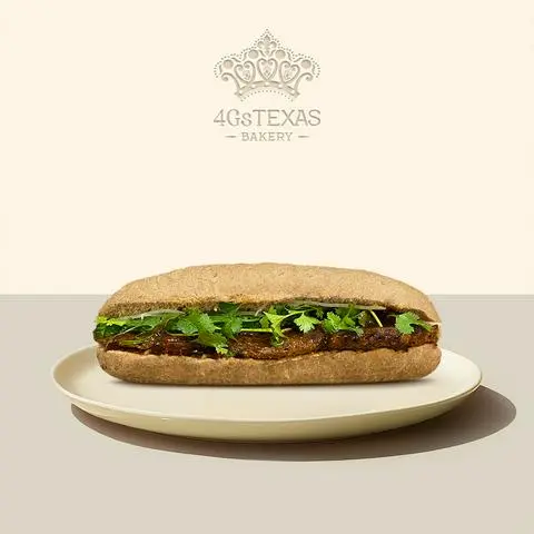 Hình ảnh Bánh Mì Đen Thịt Bò Nướng