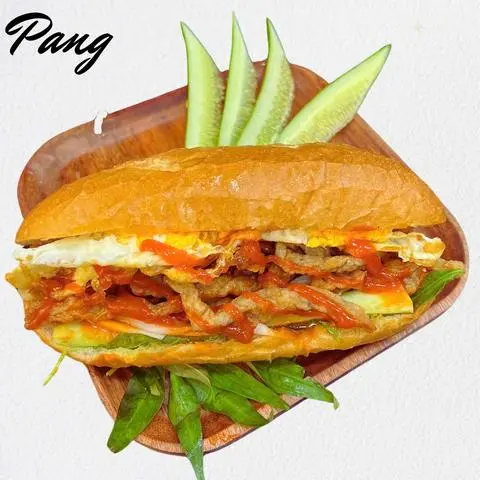 Hình ảnh Bánh mì chả cá trứng