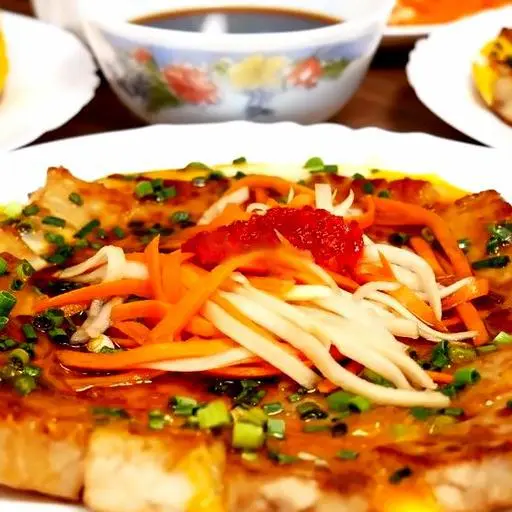 Hình ảnh Bột khoai môn chiên 1 trứng