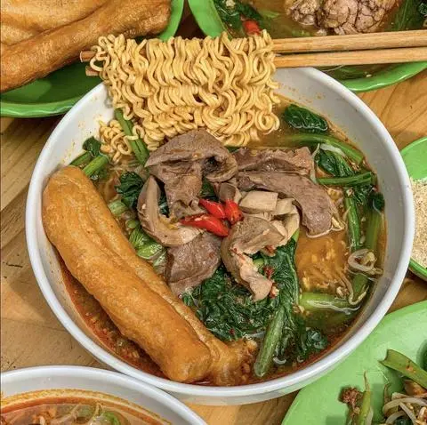 Hình ảnh Mì Bò Tim Chua Cay